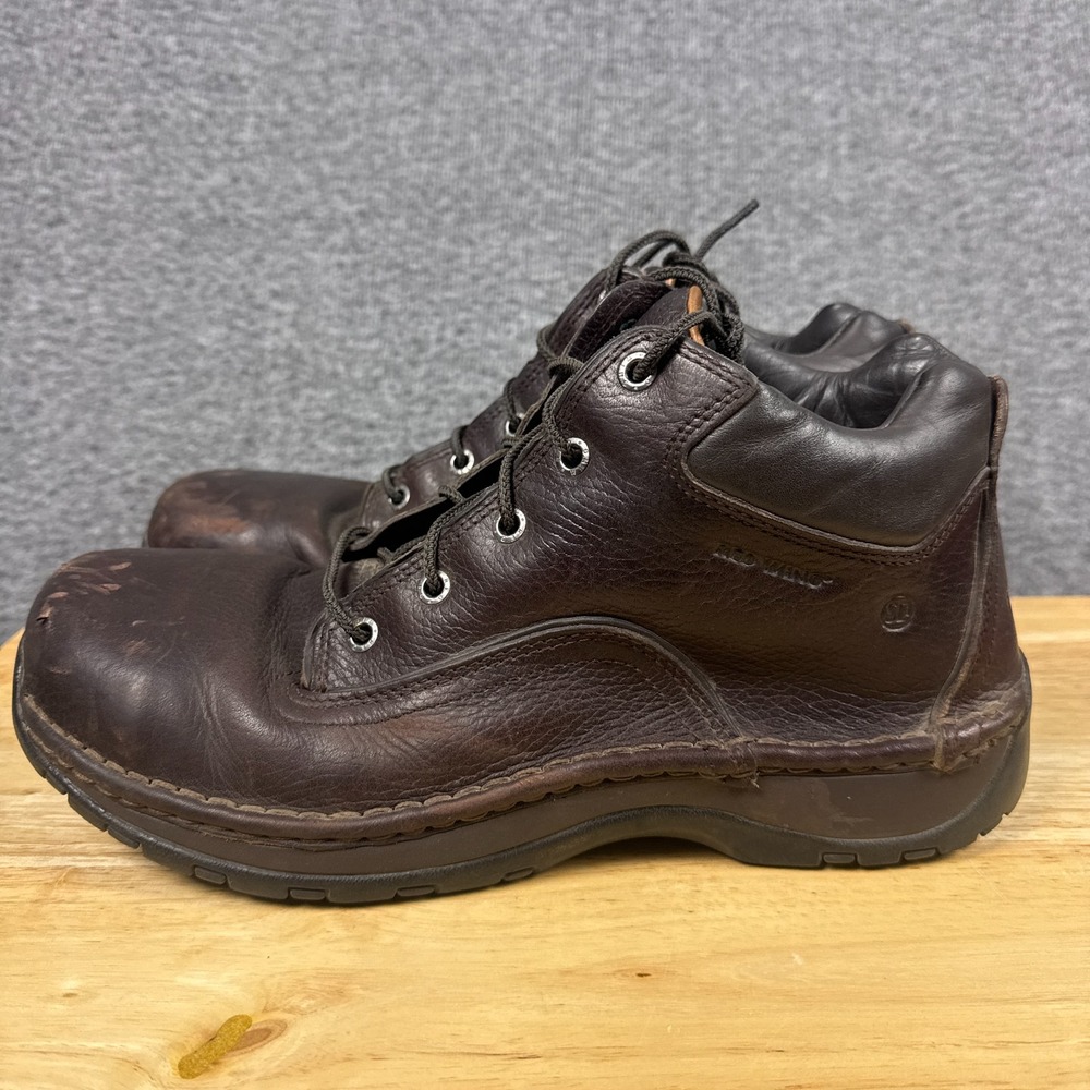 Red Wing Work Boots Mens US‎ 10 Brown Leather Steel Toe Chukka Ankle 6707